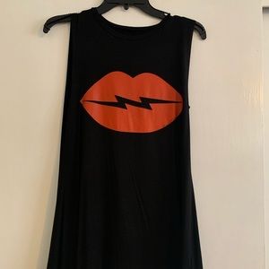 Lauren Moshi Black Casual Mini Dress
